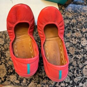 Tiek's Poppy sz 8 Leather Ballet Flats Comfortable Designer Shoes Teacher Casual